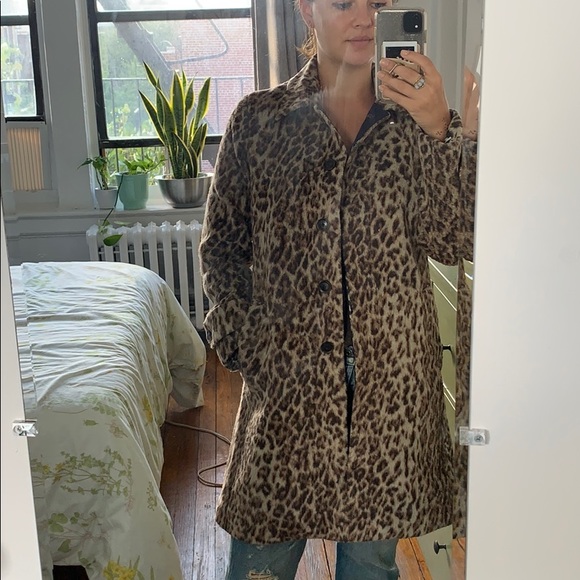 j crew double leopard coat